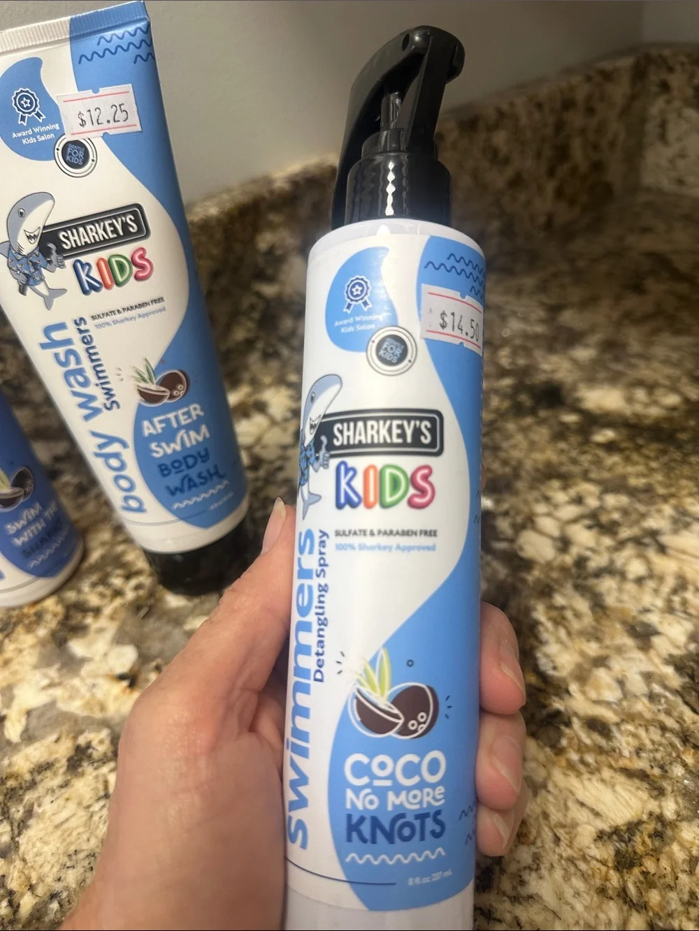 Sharkey’s Kids Swimmers Blue After-Swim Body Wash & Shampoo